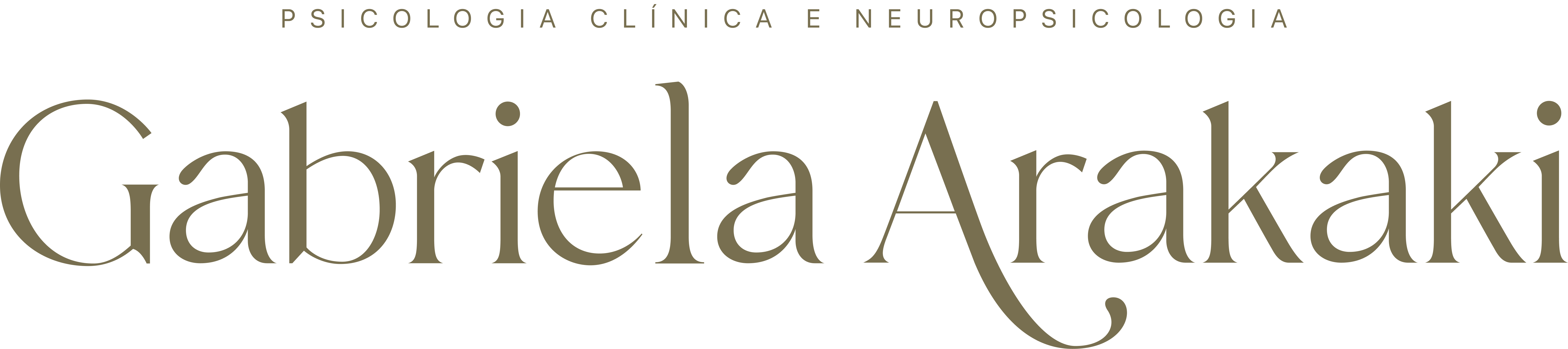 Logotipo Gabriela Arakaki